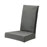 Maxbell Solid Color Stretchy Chair Cover Seat Cover Slipcover Protector Grey