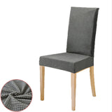 Maxbell Solid Color Stretchy Chair Cover Seat Cover Slipcover Protector Grey