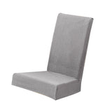 Maxbell Solid Color Stretchy Chair Cover Seat Cover Slipcover Protector Light Grey