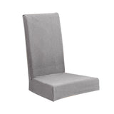 Maxbell Solid Color Stretchy Chair Cover Seat Cover Slipcover Protector Light Grey