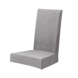 Maxbell Solid Color Stretchy Chair Cover Seat Cover Slipcover Protector Light Grey