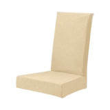 Maxbell Solid Color Stretchy Chair Cover Seat Cover Slipcover Protector Beige