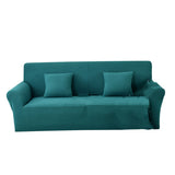 Maxbell 3-Seater Sofa Cover Spandex Elastic Couch Case Slipcover Decor Cyanine