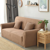 Maxbell 3-Seater Sofa Cover Spandex Elastic Couch Case Slipcover Decor Retro Coffee
