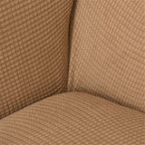 Maxbell 3-Seater Sofa Cover Spandex Elastic Couch Case Slipcover Decor Retro Coffee
