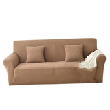 Maxbell 3-Seater Sofa Cover Spandex Elastic Couch Case Slipcover Decor Retro Coffee
