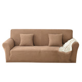 Maxbell 3-Seater Sofa Cover Spandex Elastic Couch Case Slipcover Decor Retro Coffee