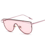 Maxbell Men Women Vintage Oceanic Lense Sunglasses Glasses Pink