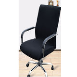 Maxbell Chair Cover Armchair Seat Swivel Chair Slipcover for Home Office Black S