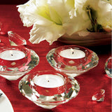 Maxbell Crystal Candle Holder Candlestick Tealight Wedding Party Dinner Table Decor