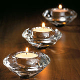 Maxbell Crystal Candle Holder Candlestick Tealight Wedding Party Dinner Table Decor