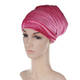 Maxbell Fashion Womens Velvet Scarf Shawl Head Wrap Cap Hat Multiple Uses Rose Red