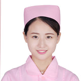 Maxbell Nurse Hat Fancy Dress Aldult Costume Hospital Party Accessory Nurse Cap Pink (Thick)