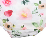 Maxbell Baby Rompers Dress Short Sleeve Floral Jumpsuits One-Pieces Pants 80cm