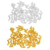 Maxbell 100pcs Dreadlock Beads Hair Rings Adjustable Hair Braid Cuffs Clip Gold