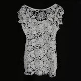 Maxbell Women Summer Bodycon Lace Evening Short-Sleeved Party Cocktail Mini Dress S