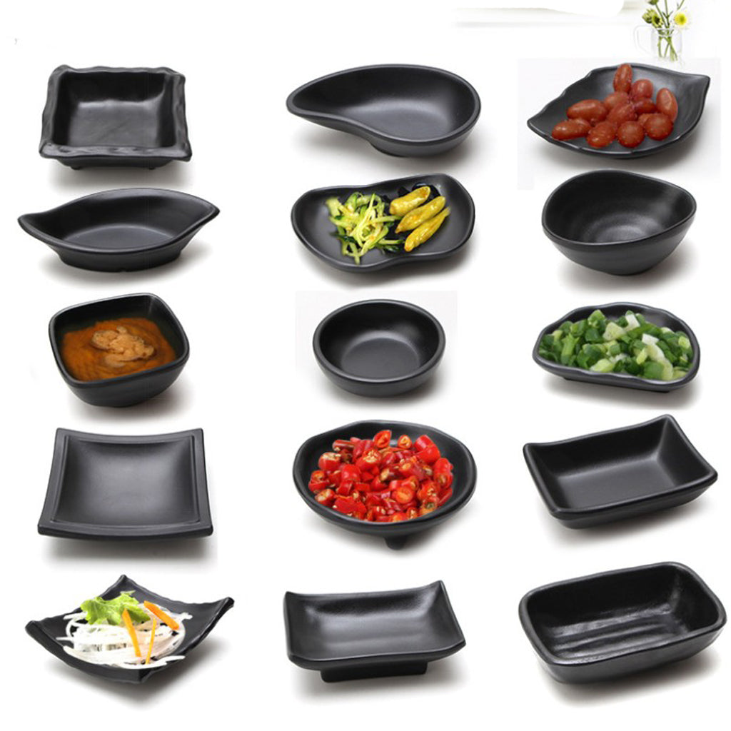 Maxbell 1Pcs Japanese Sushi Sauce Dipping Bowl Snacks Nuts Plate Butter Dish Tray d