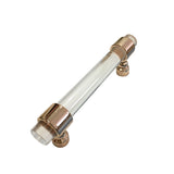 Maxbell Acrylic Connecting Rod Bar for Door Handle Drawer Pull Knob Rose Gold 120mm