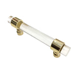 Maxbell Acrylic Connecting Rod Bar for Door Handles Drawer Pull Knob  Golden 120mm