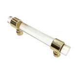 Maxbell Acrylic Connecting Rod Bar for Door Handles Drawer Pull Knob  Golden 120mm