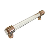 Maxbell Acrylic Connecting Rod Bar for Door Handle Drawer Pull Knob Rose Gold 152mm