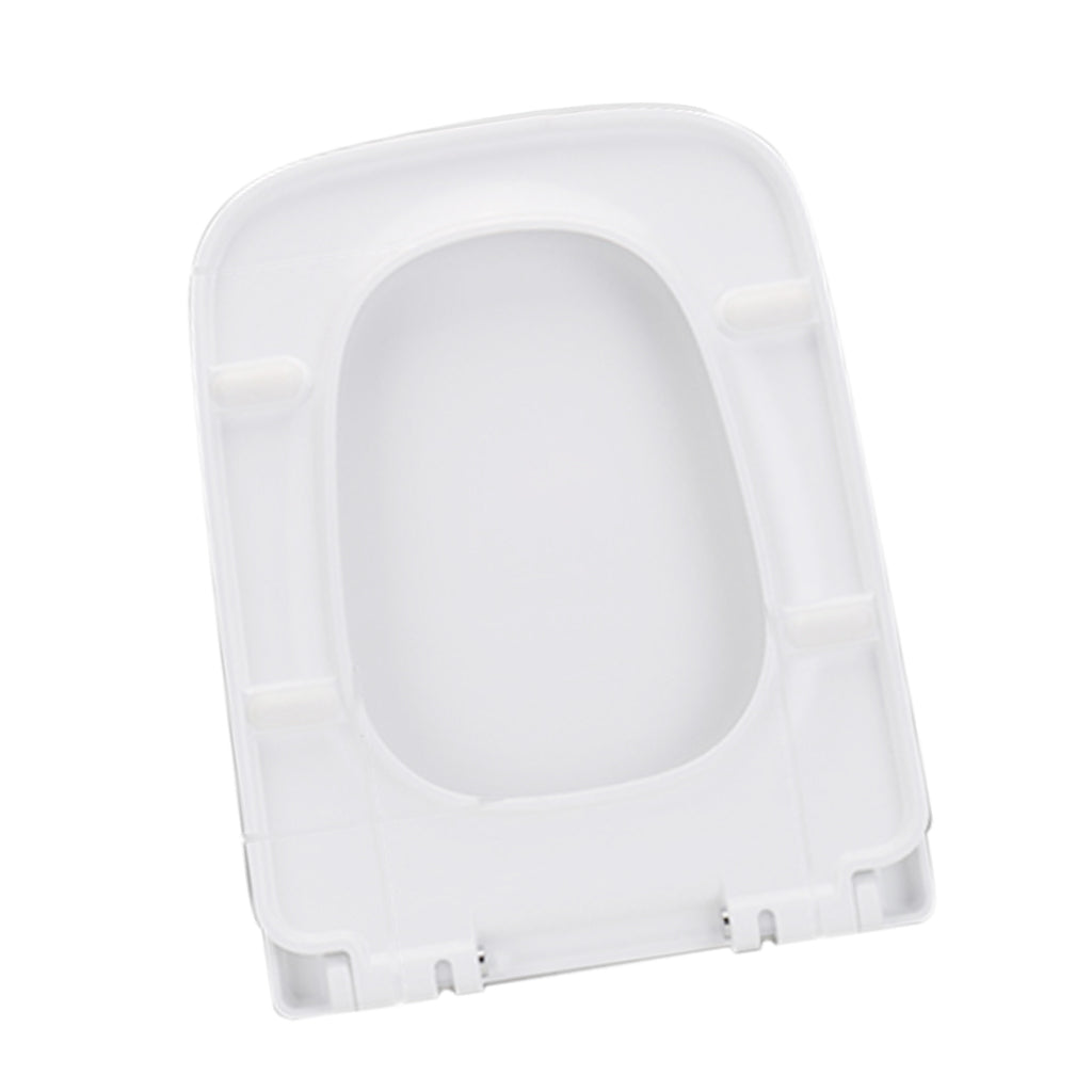 Maxbell Toilet Seat Lid Closed Front Soft Slow Close Cover Replacement Square Shape