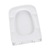 Maxbell Toilet Seat Lid Closed Front Soft Slow Close Cover Replacement Square Shape