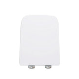Maxbell Toilet Seat Lid Closed Front Soft Slow Close Cover Replacement Square Shape