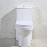 Maxbell Toilet Seat Lid Closed Front Soft Slow Close Cover Replacement Square Shape