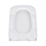 Maxbell Toilet Seat Lid Closed Front Soft Slow Close Cover Replacement Square Shape