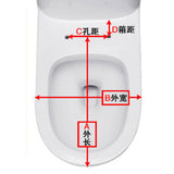 Maxbell Toilet Seat Lid Closed Front Soft Slow Close Cover Replacement U Shape