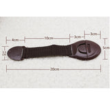 Maxbell Adhesive Baby Child Pet Proof Cupboard Door Drawer Safety Lock Latch Long-f