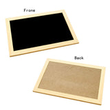 Maxbell Wooden Chalkboard Blackboard Message Boards Store Decor 30x20cm Single Side