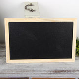 Maxbell Wooden Chalkboard Blackboard Message Boards Store Decor 30x20cm Single Side