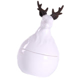 Maxbell Antlers Portable Home Kitchen Storage Container Jar with Lid for Coffee Tea