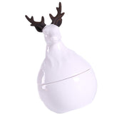 Maxbell Antlers Portable Home Kitchen Storage Container Jar with Lid for Coffee Tea