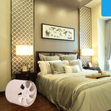 Maxbell Metal Inline Duct Fan Booster Exhaust Blower Air Cooling Vent  8inch_White