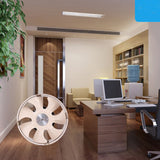 Maxbell Metal Inline Duct Fan Booster Exhaust Blower Air Cooling Vent  8inch_White