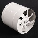 Maxbell Metal Inline Duct Fan Booster Exhaust Blower Air Cooling Vent  8inch_White