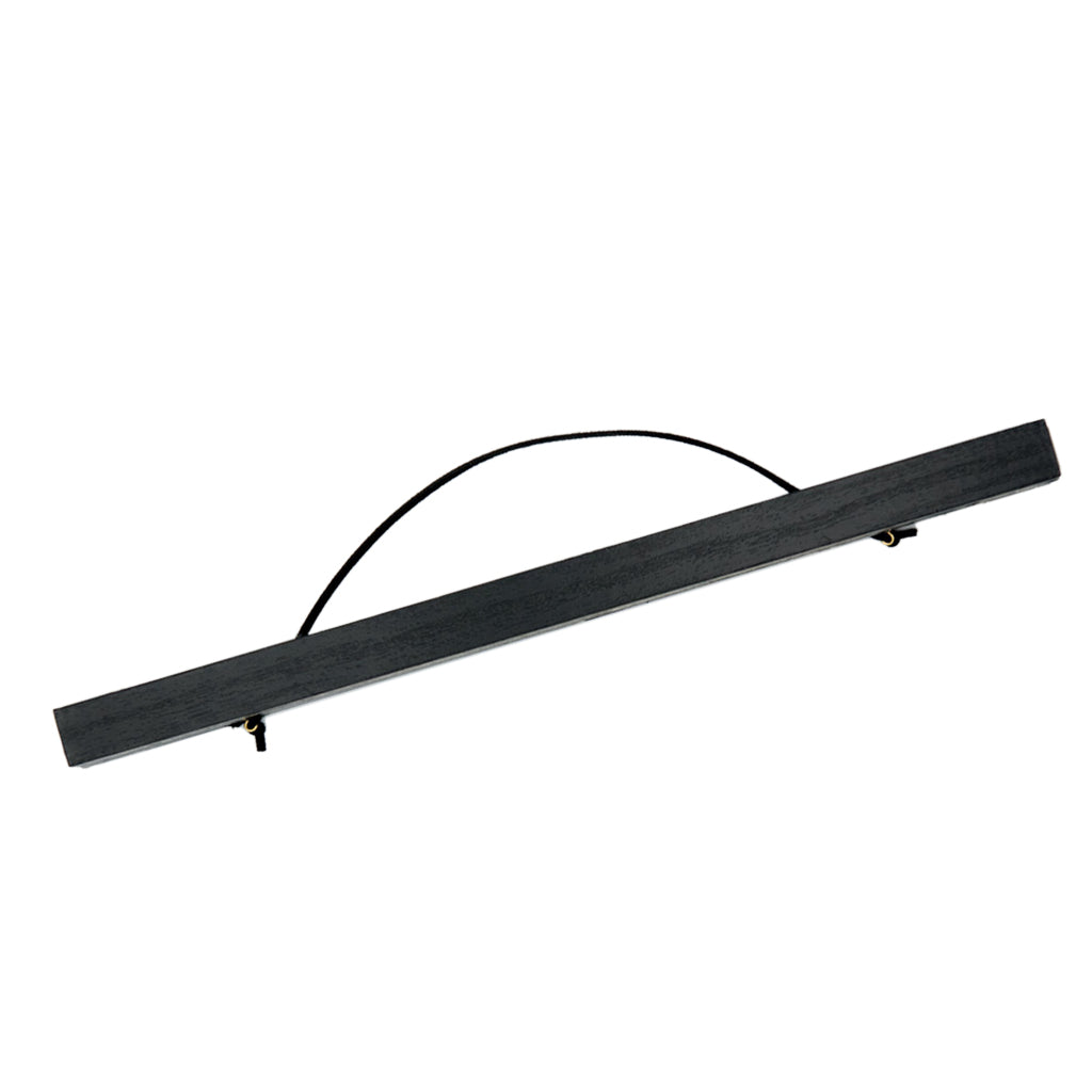 Maxbell Magnet Wooden Picture Frame DIY Photo Poster Painting Hanger 40cm Black