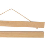 Maxbell Magnet Wooden Picture Frame DIY Photo Poster Painting Hanger 40cm Ramin Wood