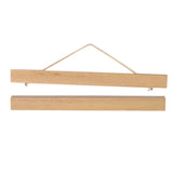 Maxbell Magnet Wooden Picture Frame DIY Photo Poster Painting Hanger 40cm Ramin Wood