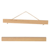 Maxbell Magnet Wooden Picture Frame DIY Photo Poster Painting Hanger 40cm Ramin Wood