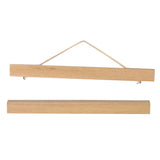 Maxbell Magnet Wooden Picture Frame DIY Photo Poster Painting Hanger 40cm Ramin Wood