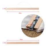 Maxbell Magnet Wooden Picture Frame DIY Photo Poster Painting Hanger 30cm Ramin Wood