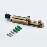 Maxbell Kick Down Foot Operated Door Stop Zinc Alloy Stopper Prop Stay Bronze