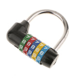 Maxbell Zinc Alloy 5 Dial Digit Combination Padlock Travel Code Password Lock Black