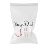 Maxbell Space Aluminum Single Hook Wall Mounted Coat Clothes Robe Hanger Red