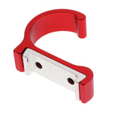Maxbell Space Aluminum Single Hook Wall Mounted Coat Clothes Robe Hanger Red