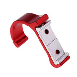 Maxbell Space Aluminum Single Hook Wall Mounted Coat Clothes Robe Hanger Red